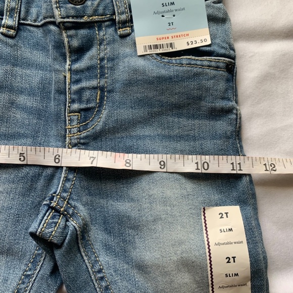 CAT AND JACK. SLIM CENIDO. SUPER STRETCH. SIZE 2T. MADE IN VIETNAM. - Picture 5 of 7